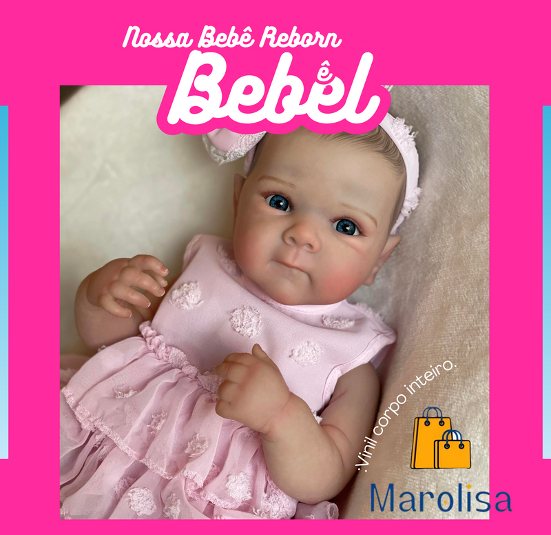 Bebê Reborn,  Adorável Bebel  45CM Menina Boneca De Vinil Macio De Corpo Inteiro