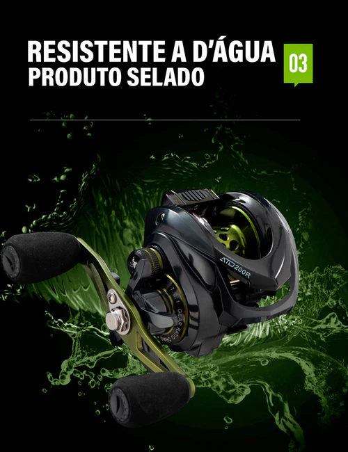 Carretilha Shimano 7:2:1 - 8kg Drag