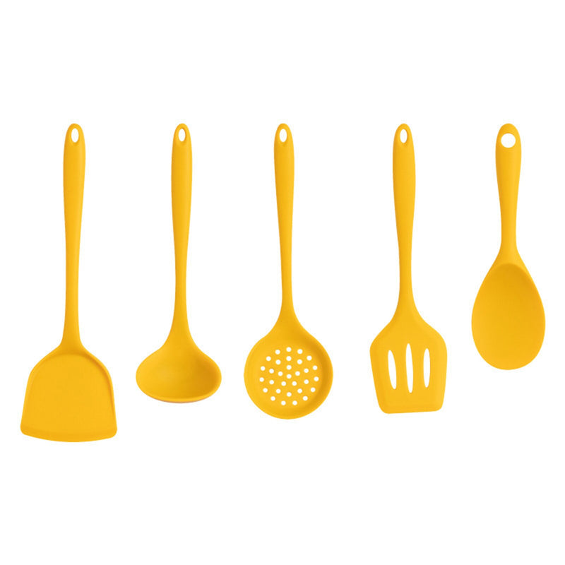 Conjunto de utensílios de cozinha se silicone.