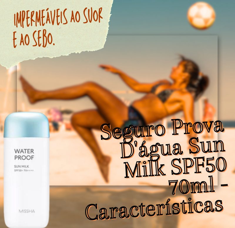 PROTETOR SOLAR MISSHA Leite Ao Redor Do Sol 70 ML. Luz leve e fina com formulação de leite fluindo