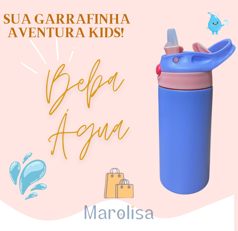 "Garrafinha Aventura Kids: Mantenha Seu Pequeno(a) Hidratado(a) com Estilo e Diversão! 🌟