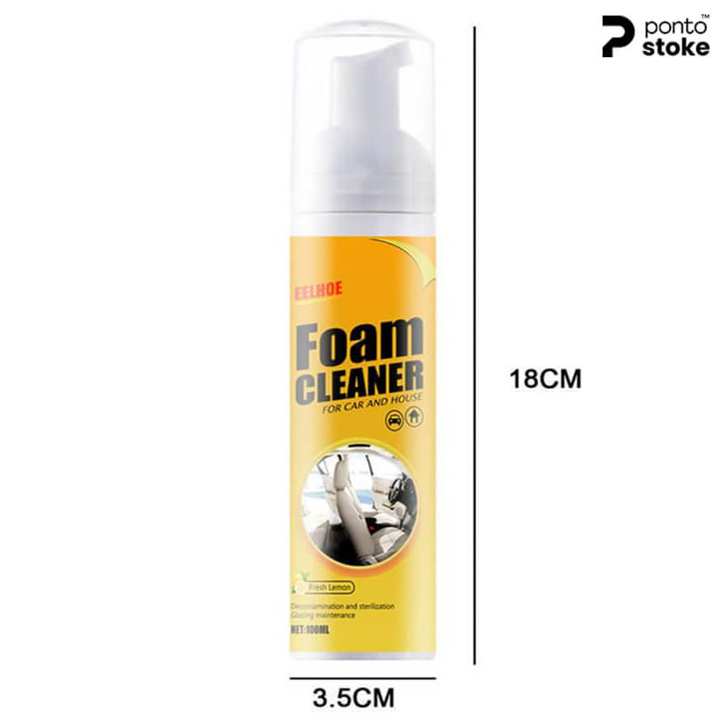 Spray de Espuma Mágica pra Limpeza Profunda - Foam Cleaner™: Seu Carro Novo e Sem Manchas + BRINDE EXCLUSIVO