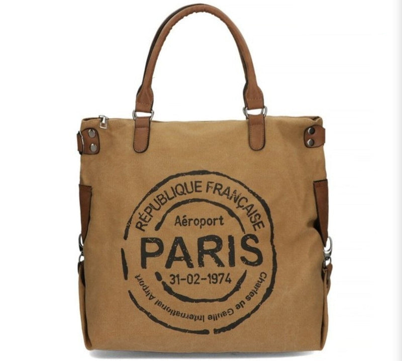 Bolsa Feminina LEDHA Paris 🇫🇷. capacidade bolsas multifuncionais de lona  .