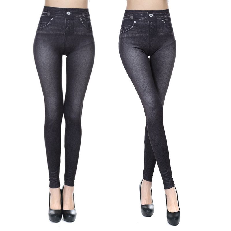 Calça Legging Jeans Slim