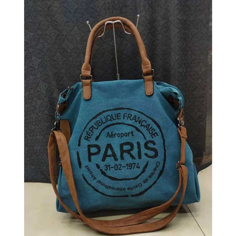 Bolsa Feminina LEDHA Paris 🇫🇷. capacidade bolsas multifuncionais de lona  .