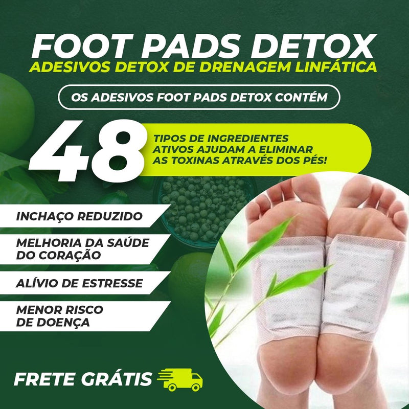 Adesivos Detox de Drenagem Linfática