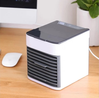 Mini Ar Condicionado Climatizador e Umidificador de Ar  portátil  "Bem-vindo à Sua Zona de Conforto Pessoal!"