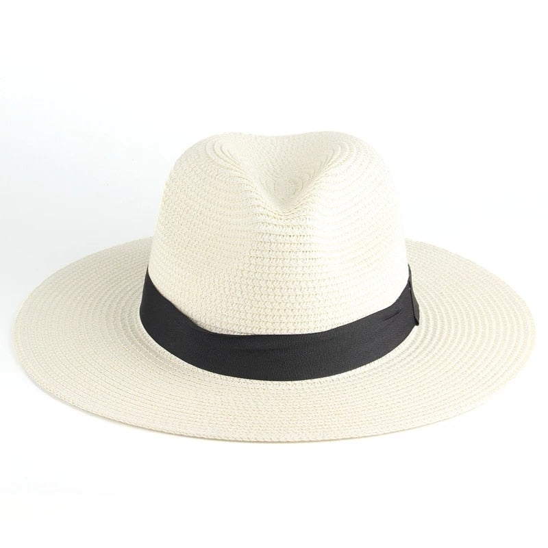 Chapéu Panamá Ajustável Clássico - Proteção UV Artesanal, Perfeito para Praia e Cidade, para Homens e Mulheres