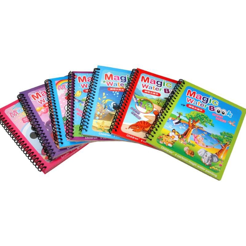 Livro de Colorir Reutilizável para Crianças